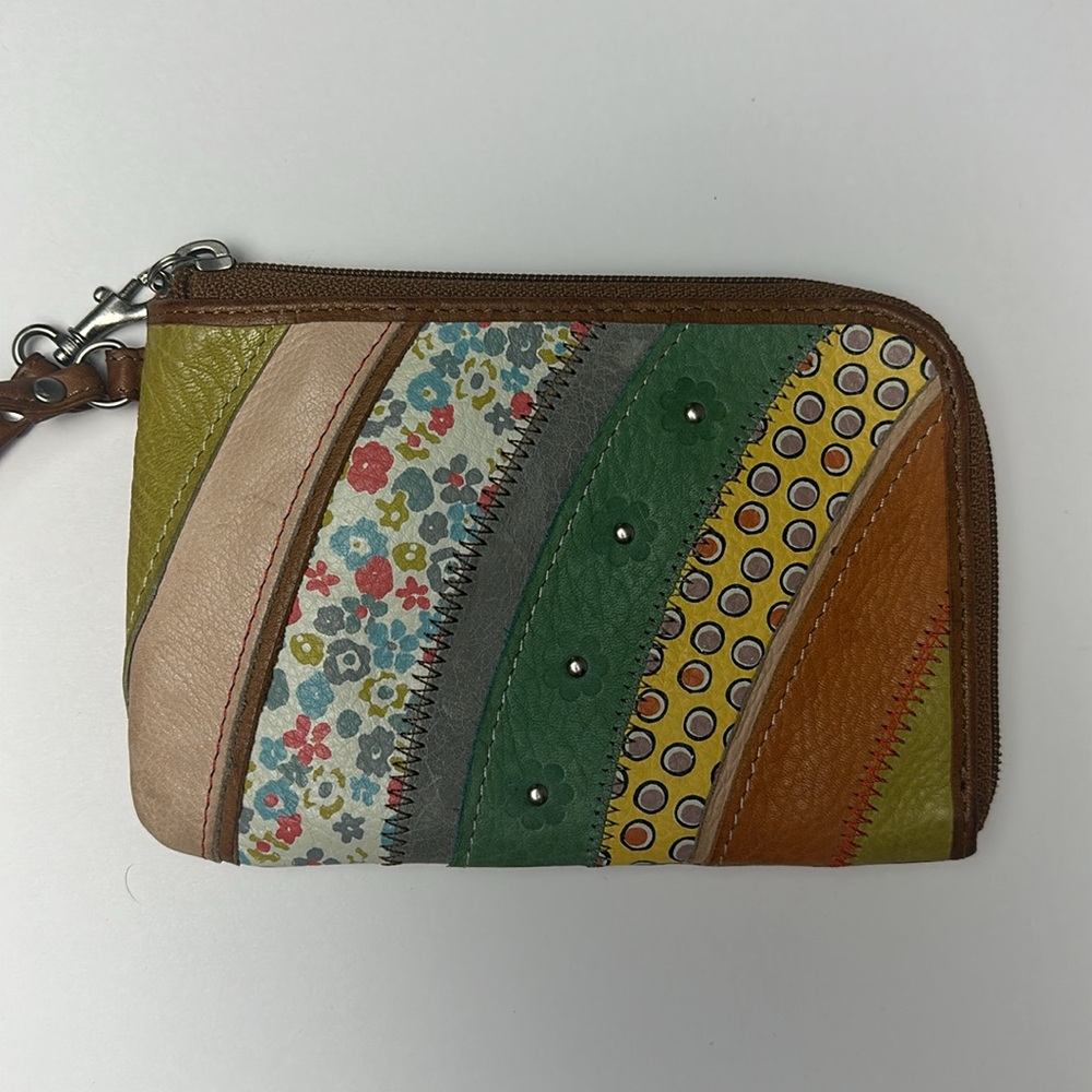 Colorful Fossil Wristlet clutch wallet